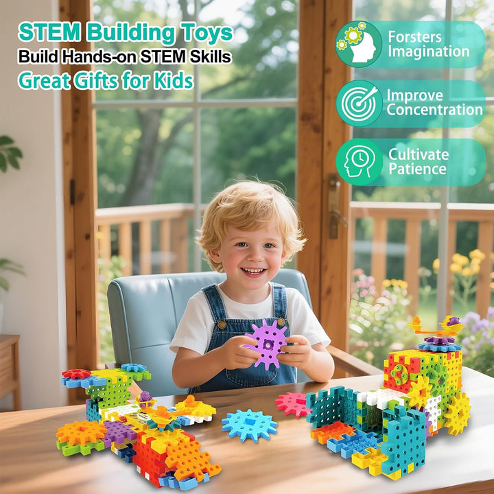 234-Piece Gear Building Blocks Set