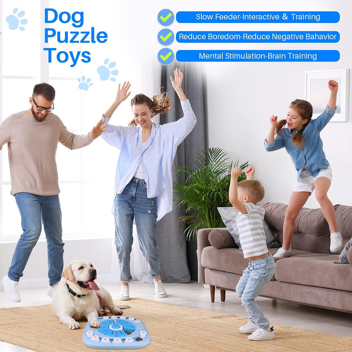 Interactive Slow Feeder Puzzle Toy for Dogs