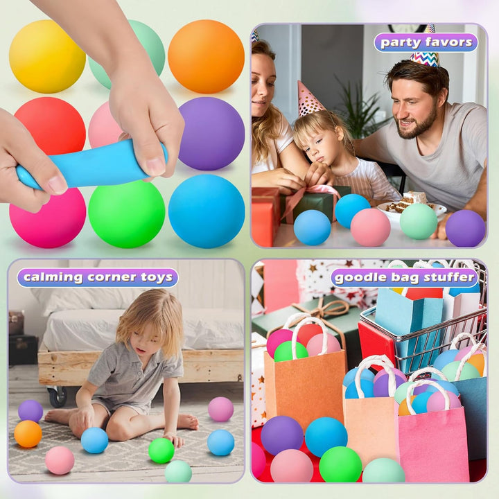 12-Pack Colorful Stress Balls