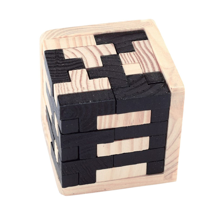 Wooden Lock Puzzle Brain Teaser Game