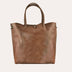 Paseo Genuine Leather Tote Bag in Warm Caramel