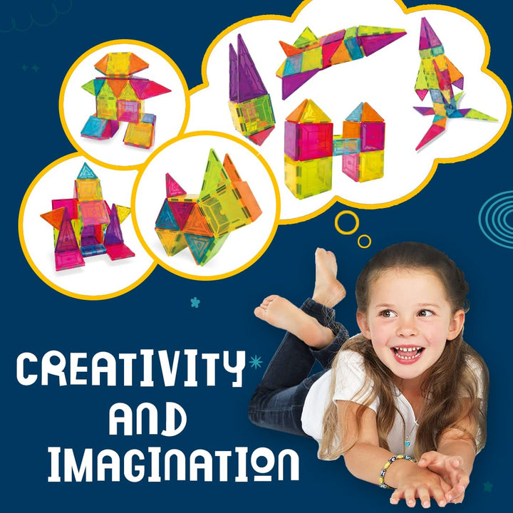 30-Piece Magnetic Building Tiles