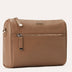 Genuine Pebble Leather Crossbody Bag with Adjustable Shoulder Strap