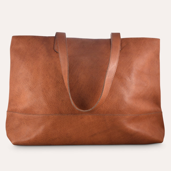 Classic Genuine Leather Tote Bag
