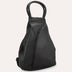 Convertible Leather Sling N Go Bag with Backpack & Shoulder Carrying Options