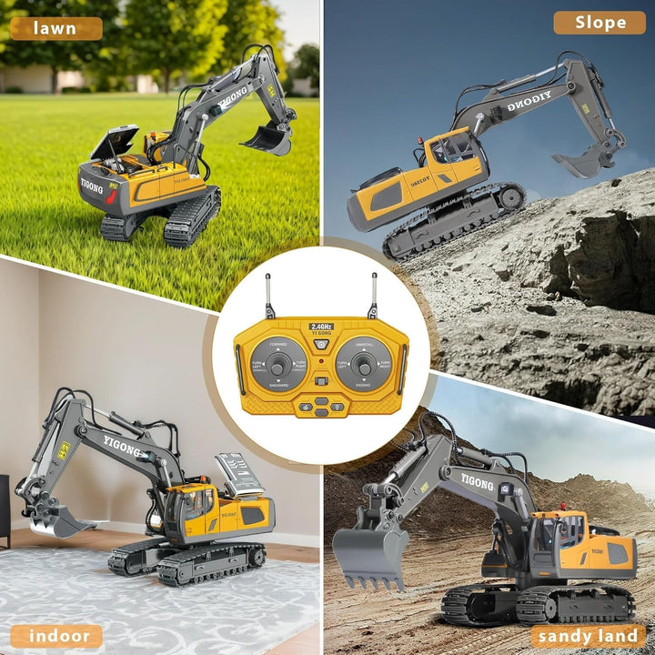 RC Excavator – 1:20 Scale 11-Channel Construction Truck
