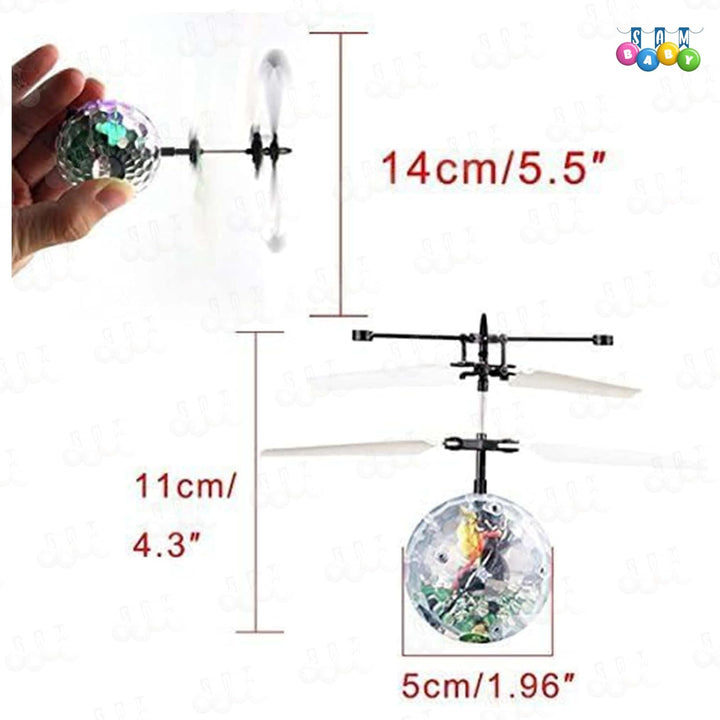 Orbiter Flying Ball RC Toy with LED Lights