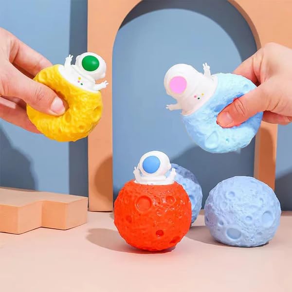 Astronaut Planet Squeeze Music Toy