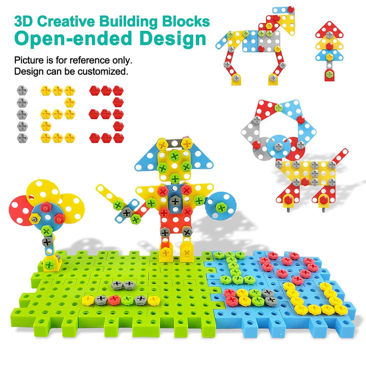 234-Piece Gear Building Blocks Set