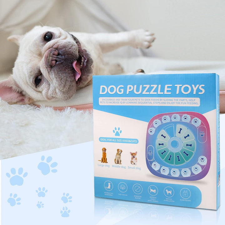 Interactive Slow Feeder Puzzle Toy for Dogs