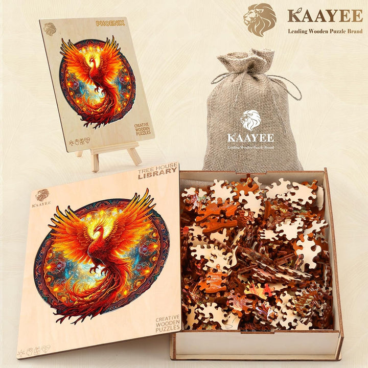 680-Piece Phoenix Wooden Jigsaw Puzzle