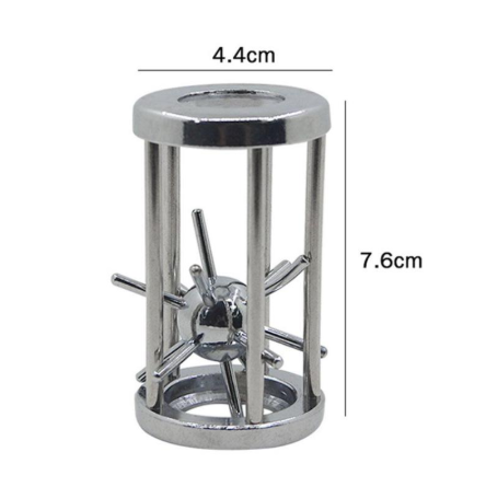 Alloy Unlocking Puzzle Toy - Nostalgic Magic Ring
