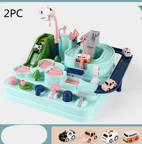 Adventure Parking Lot Toy Car Track
