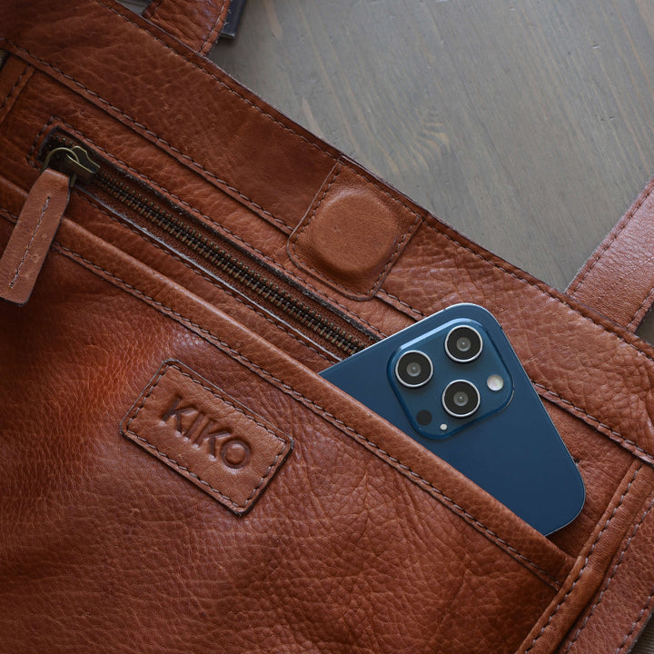 Classic Genuine Leather Tote Bag