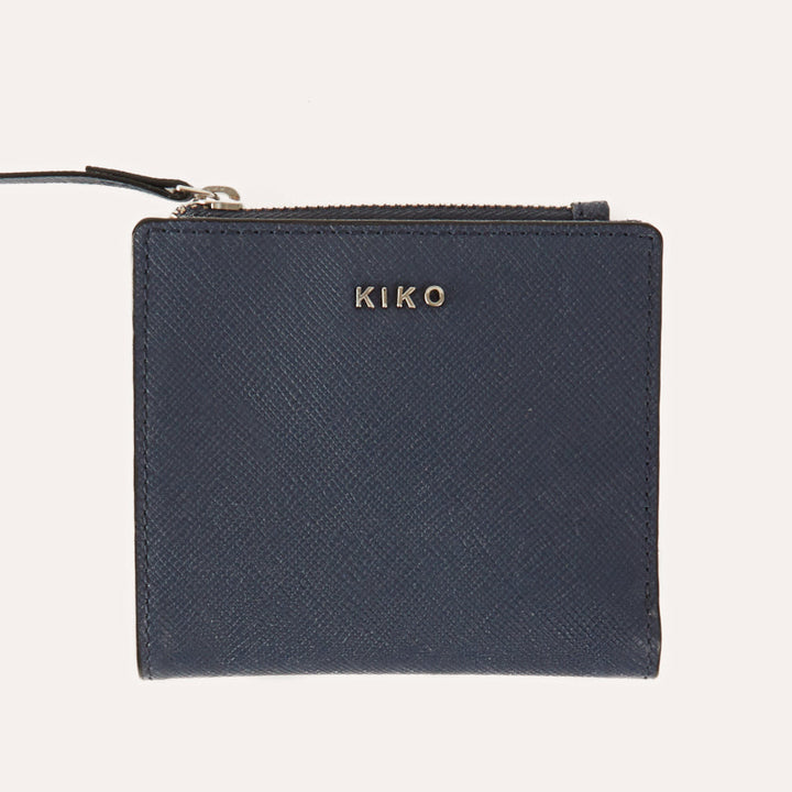 Coin Purse Genuine Saffiano Leather Wallet