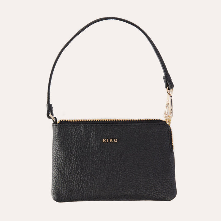 Genuine Pebble Leather Small Wristlet