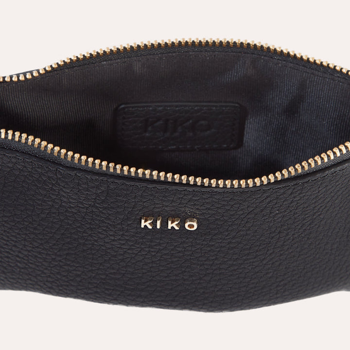 Genuine Pebble Leather Small Wristlet