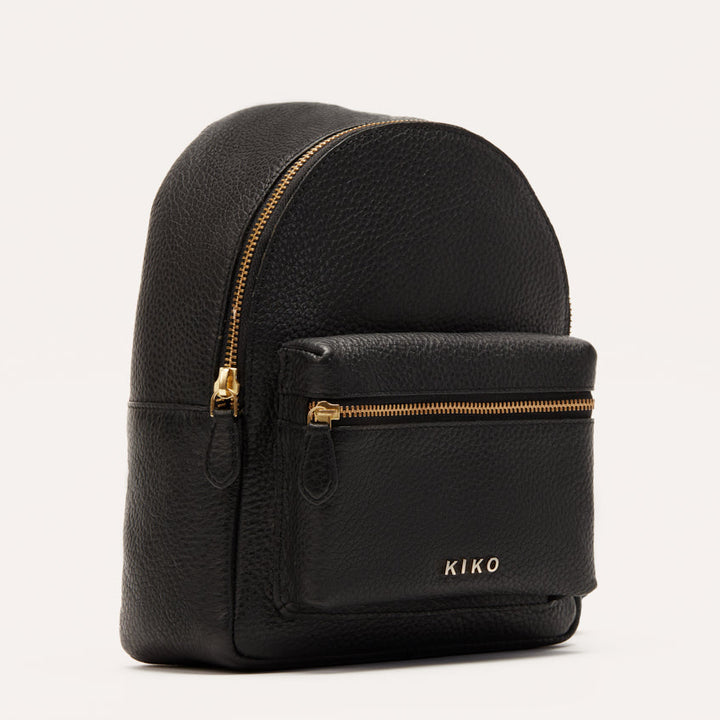 Genuine Pebble Leather Itty-Bitty Backpack with Adjustable Straps