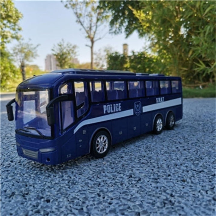 Die-Cast Police Bus Toy