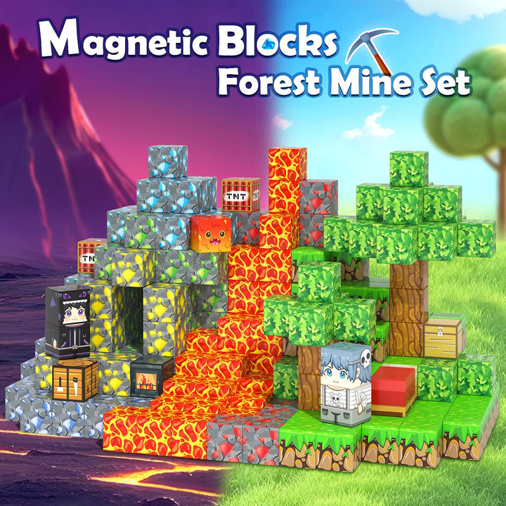 Forest Mine Magnetic Building Blocks