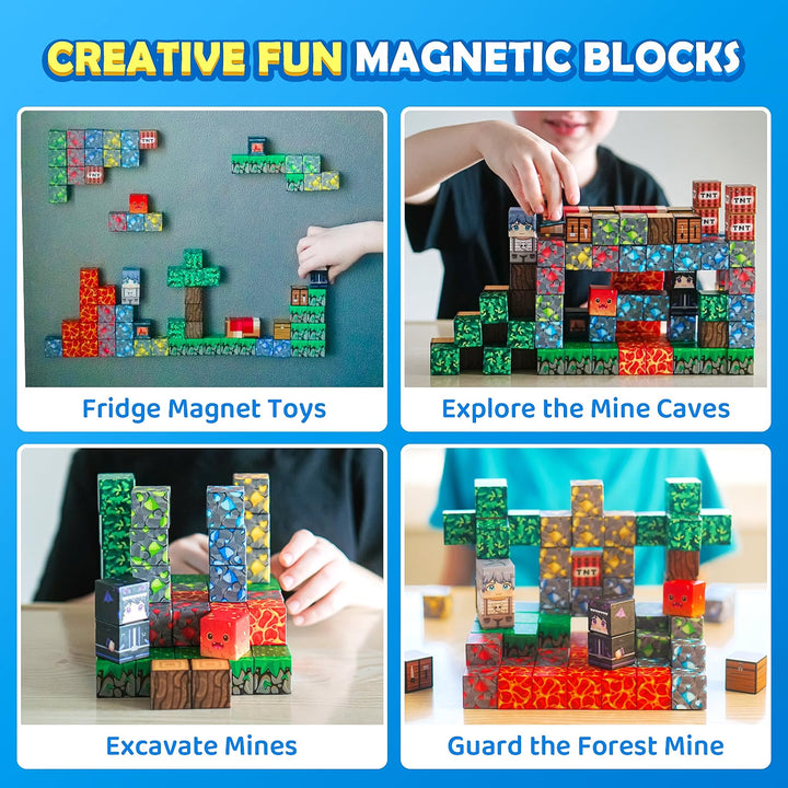 Forest Mine Magnetic Building Blocks