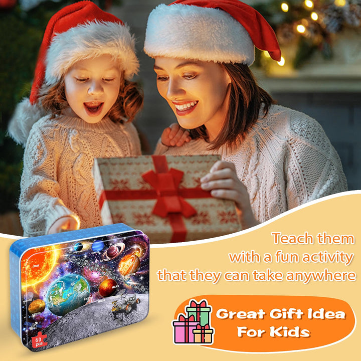 Flixme 60-Piece Space Puzzle for Kids