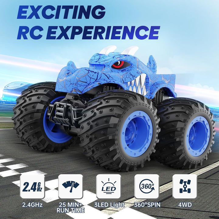 Dinosaur 4WD Stunt RC Car