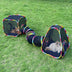 Outdoor Cat Enclosures Cat Tunnels Tents Cubes for Indoor Cats with Play Ball Collapsible Outside Playpen Tunnel for Kitty Rabbit Puppy and Small Animals