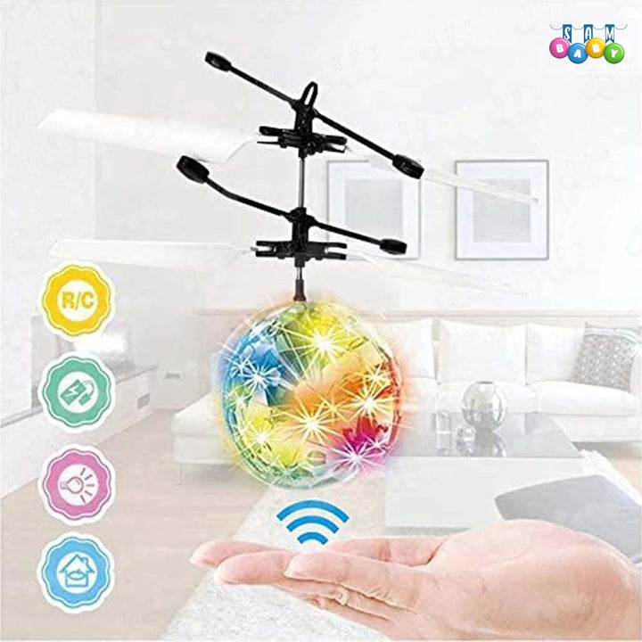 Orbiter Flying Ball RC Toy with LED Lights