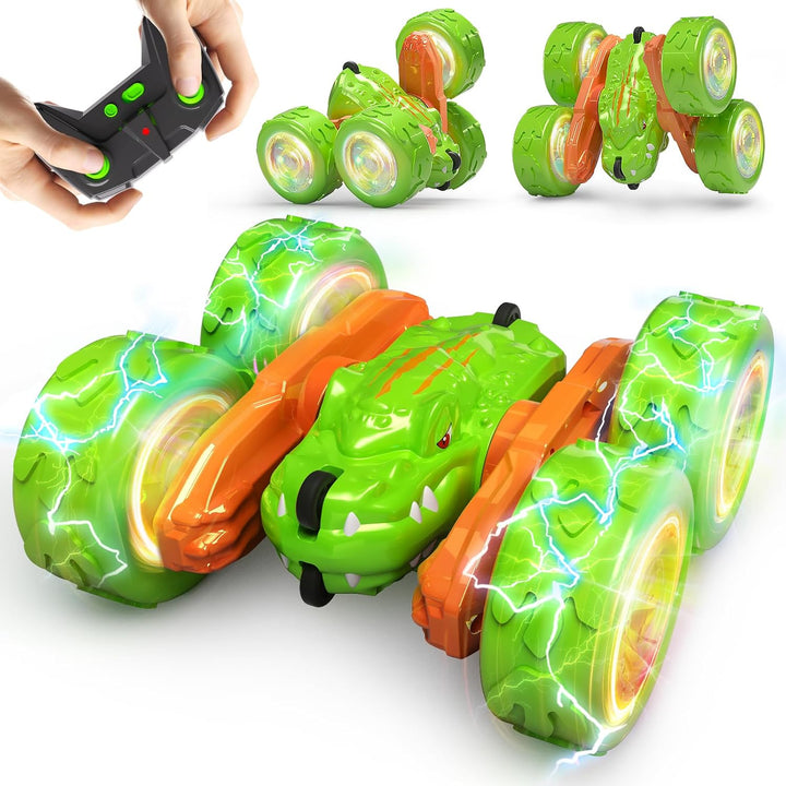 Twist Green Cars Offroad 360° Rotation with Lights Music