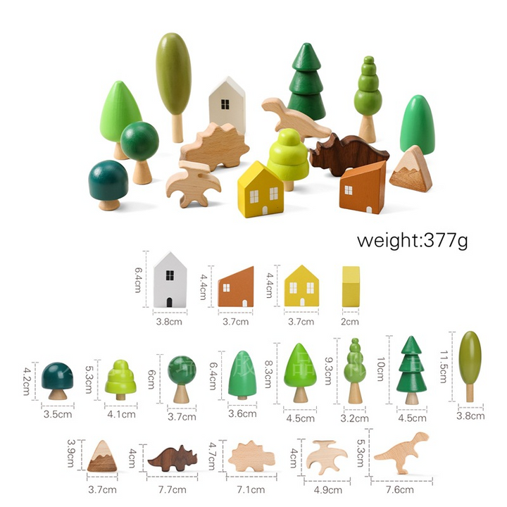 Wooden Animal Stacking Balance Toy