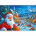 Christmas Winter Town Puzzles for Adults 1000 Pieces Funny Adult Jigsaw Puzzles 1000 Pieces with Letters on Back Challenging Holiday Family Puzzle Games Gift for Women Men Seniors