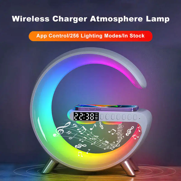 Bluetooth Speaker Wireless Charger Lamp FLIXME WORLD