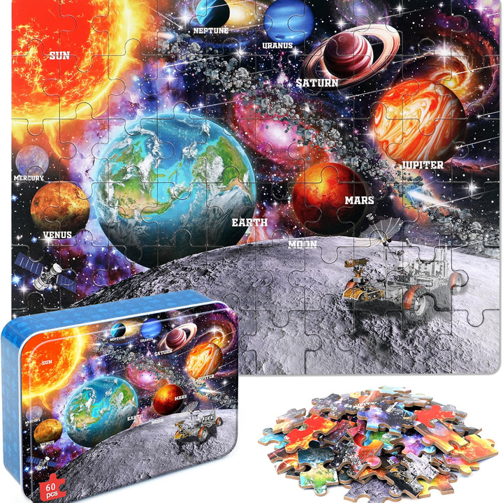 Flixme 60-Piece Space Puzzle for Kids