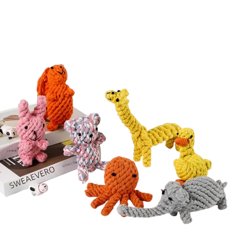 Chew Rope Animal Shape Dog Toy