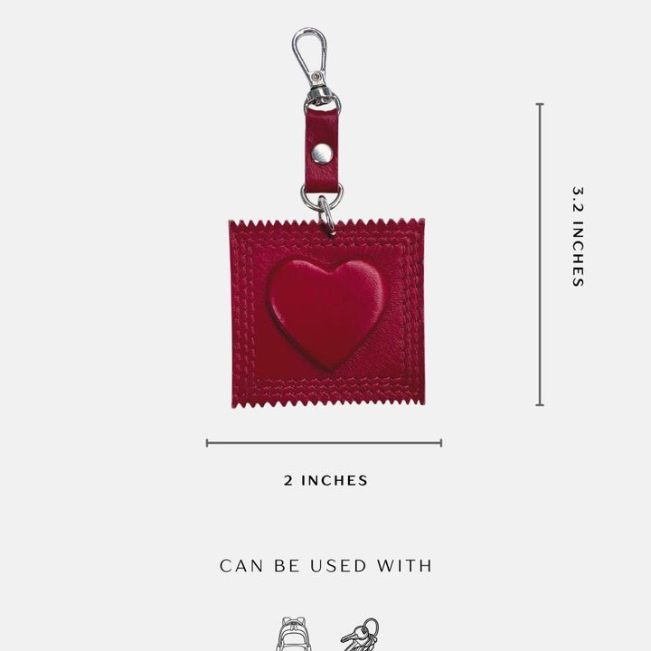 Scarlet Heart Bag Charm