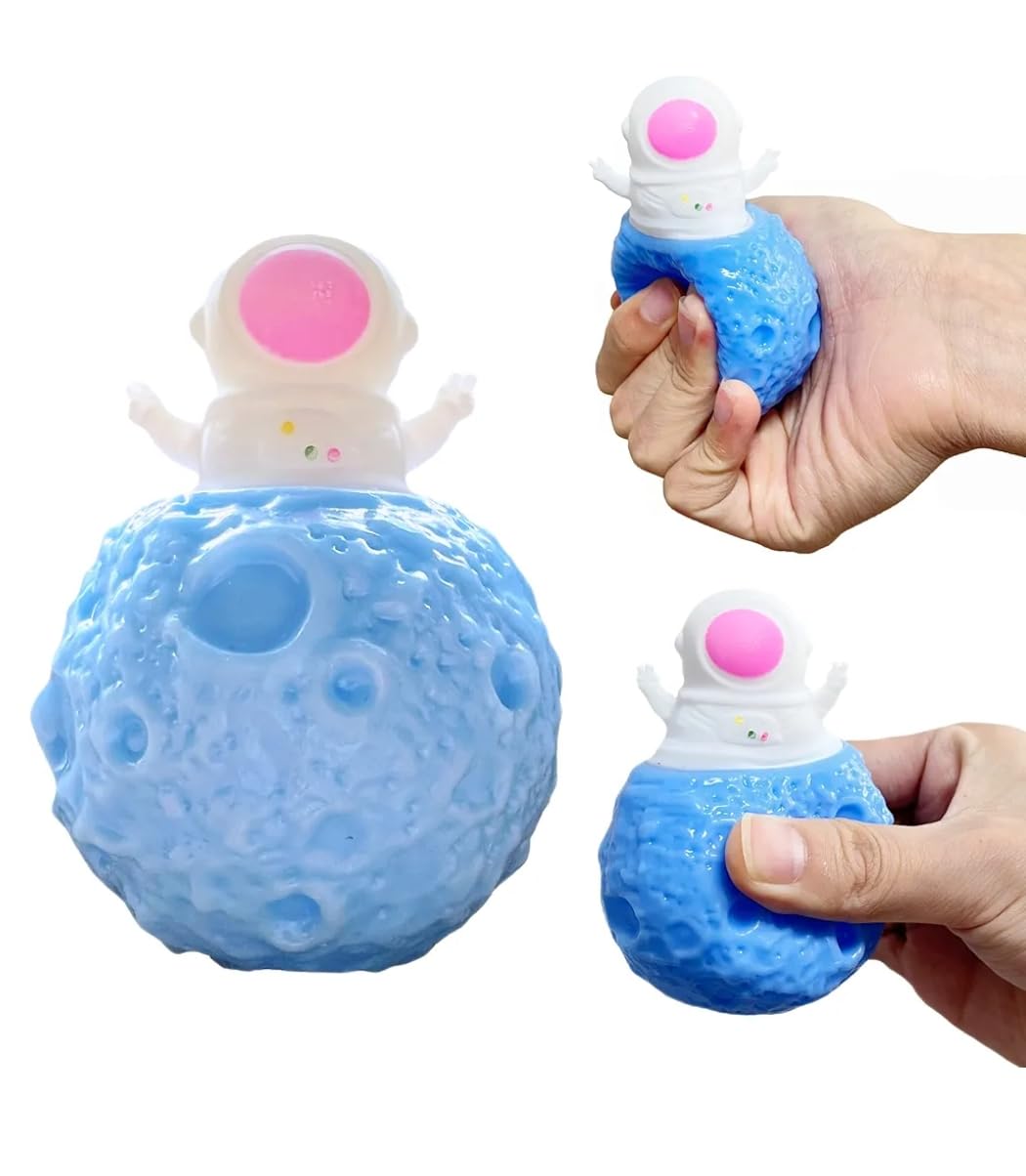 Astronaut Planet Squeeze Music Toy