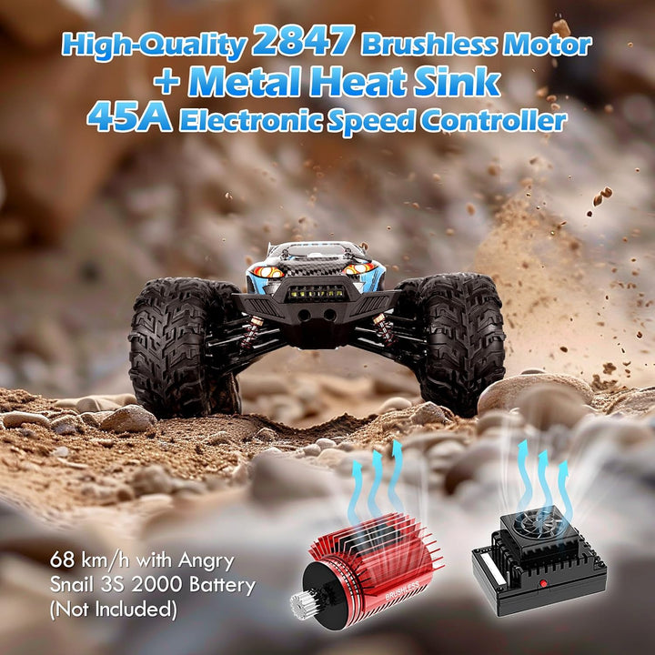 Brushless RC Buggy – 4WD High-Speed Off-Road Truck