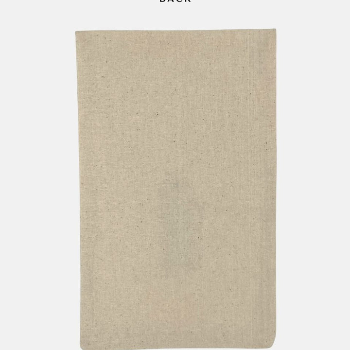 Small Cotton packaging pouch with leather