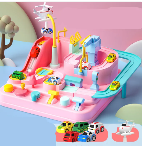 Adventure Parking Lot Toy Car Track