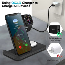 3in1 Wireless Fast Charger Dock Station FLIXME WORLD