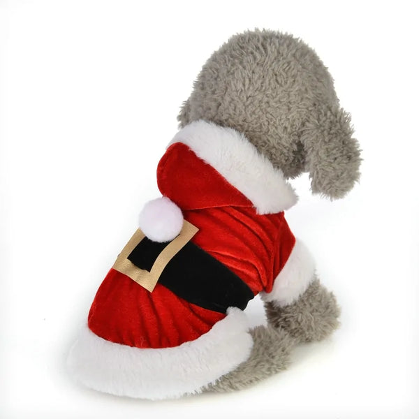 Santa Pet Outfit FLIXME WORLD