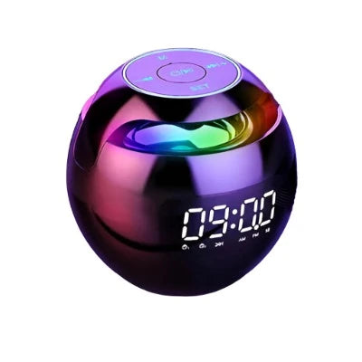 Mini LED Display Alarm Clock Bluetooth Speaker FLIXME WORLD