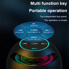 Mini LED Display Alarm Clock Bluetooth Speaker FLIXME WORLD