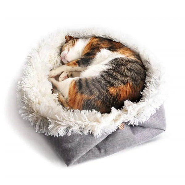 Keep Your Pet Cozy with Coral Fleece Pet Bed FLIXME WORLD