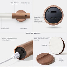 LED USB Wireless Wood Stick Night Light FLIXME WORLD