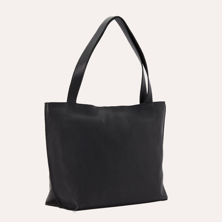 On The Go Genuine Leather Tote Bag