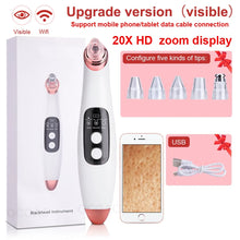 Visible Camera Blackhead Remover Vacuum Suction FLIXME WORLD