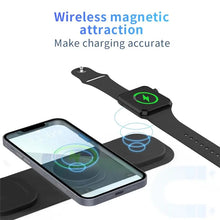 30W 3 In 1 Magnetic Wireless Charger Pad For iPhone FLIXME WORLD