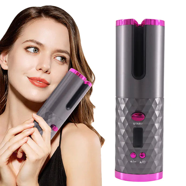 Cordless Rotating Hair Curler